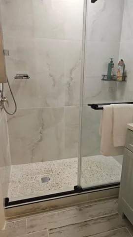 a view of a bathroom