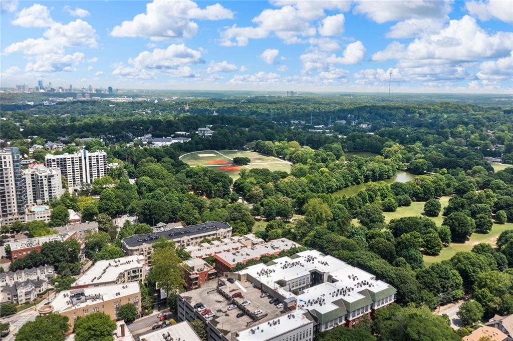 266 11th Street Northeast, Unit 203 Atlanta, GA 30309 - Photo 47 of 50 an aerial view of multiple house