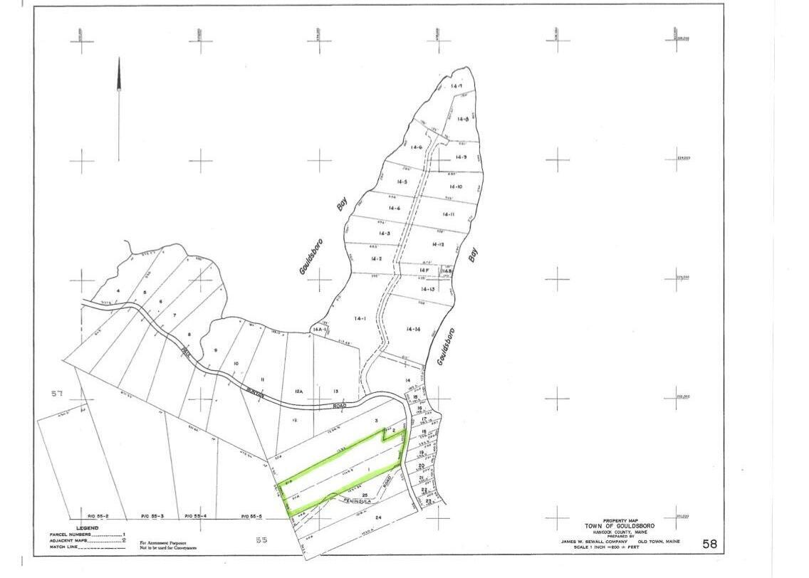 1 Paul Bunyan Road Corea, ME 04624 - Photo 2 of 5 Tax Map 8.9 acres