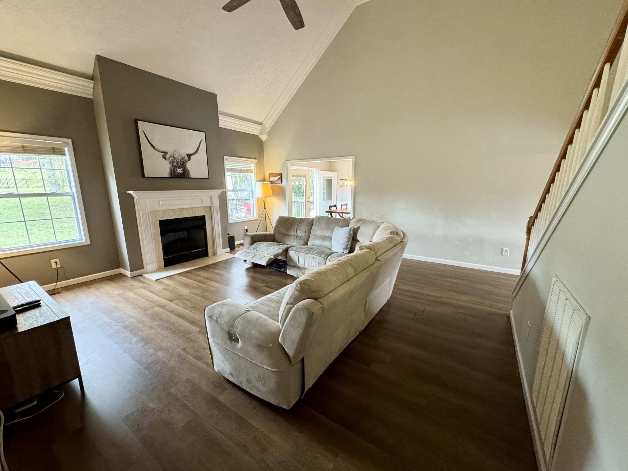 520 Briarhill Road Lebanon, TN 37087 - Photo 14 of 37 a living room with furniture and a fireplace