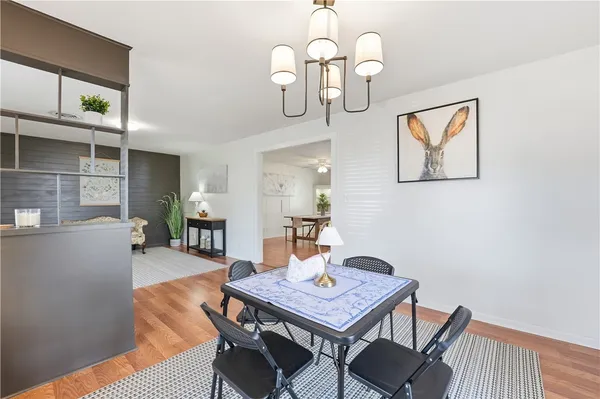 a view of empty room