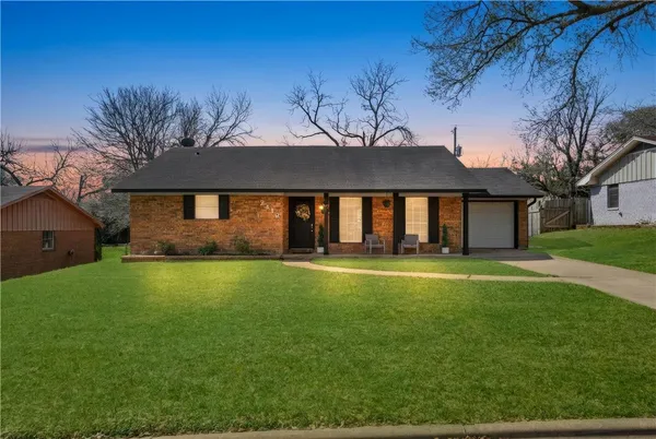 a view of front door of house