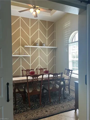 a table with table and chairs