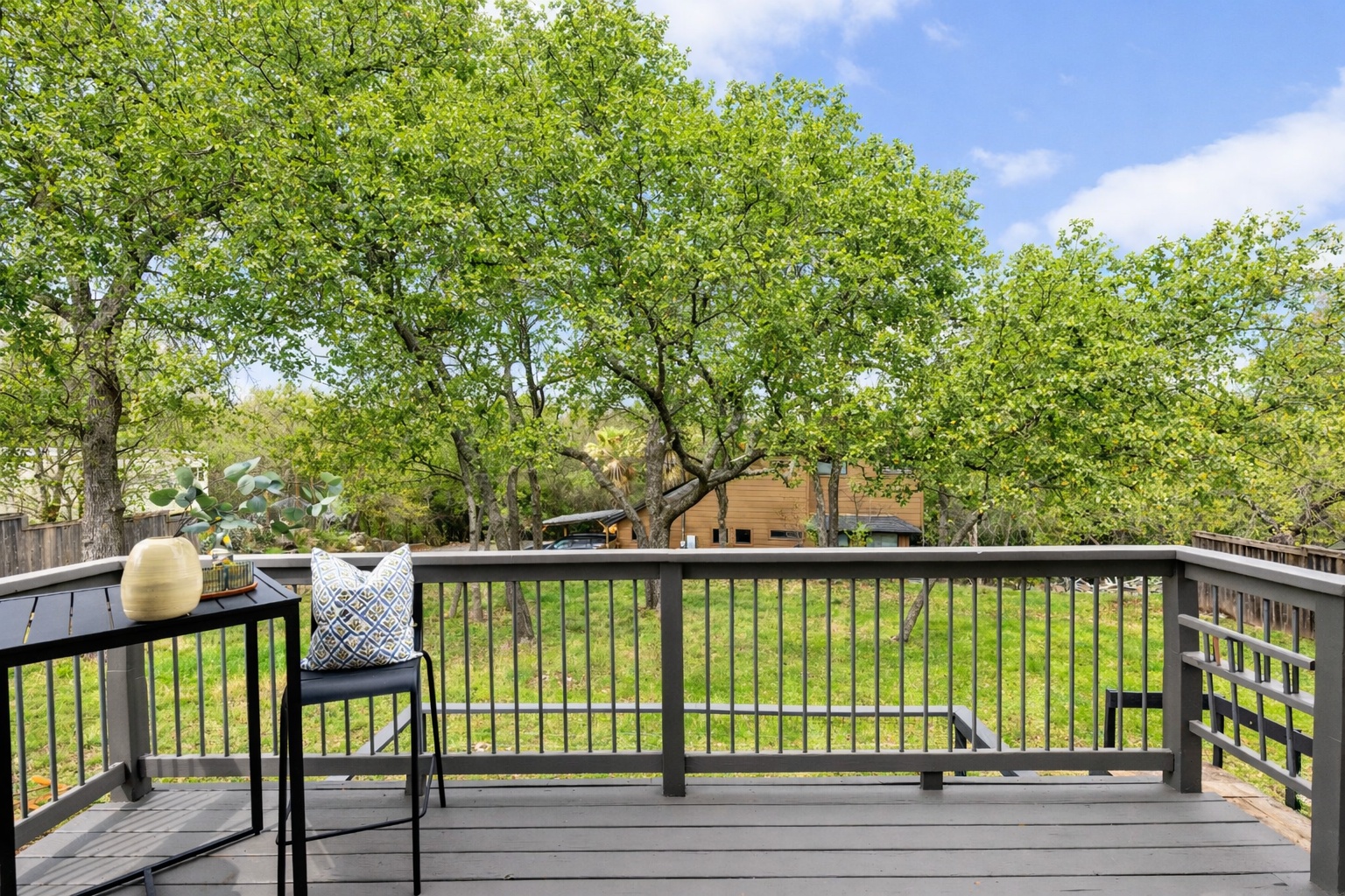 1500 Miami Drive, Unit B Austin, TX 78733 - Photo 3 of 20 virtually enhanced to show seasonal foliage