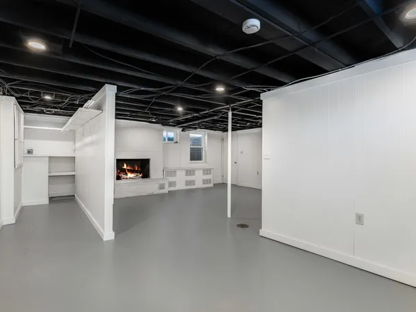 a view of storage and utility room