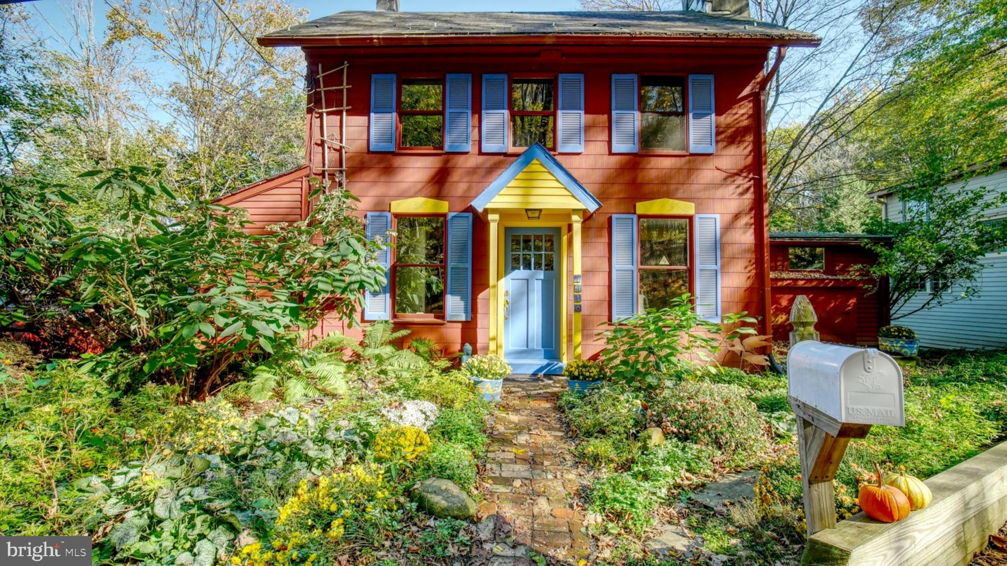 7416 Ferry Road New Hope, PA 18938 - Photo 1 of 33 a front view of a house with lots of trees