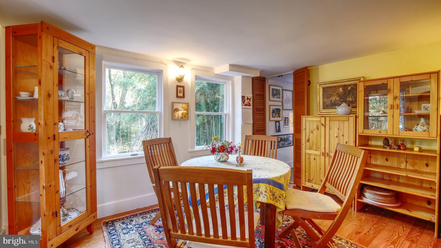 7416 Ferry Road New Hope, PA 18938 - Photo 16 of 33 a dining room with furniture window and wooden floor