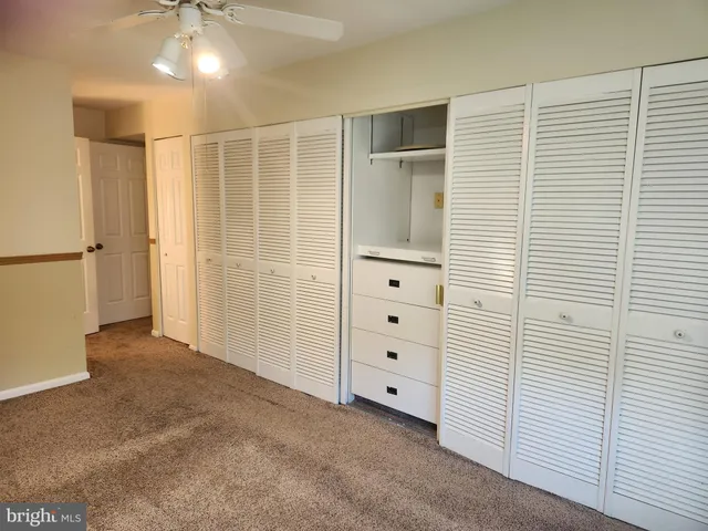 a view of closet area