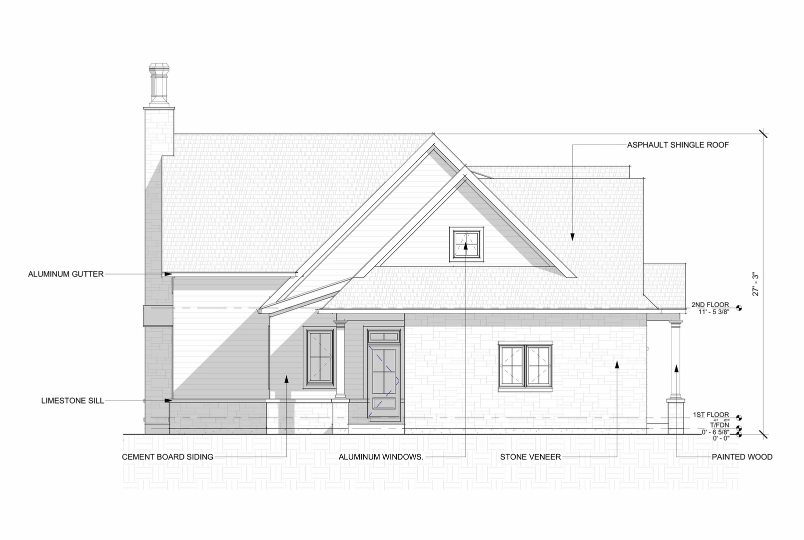 130 East Lahon Street Park Ridge, IL 60068 - Photo 4 of 22 a black and white photo of a house