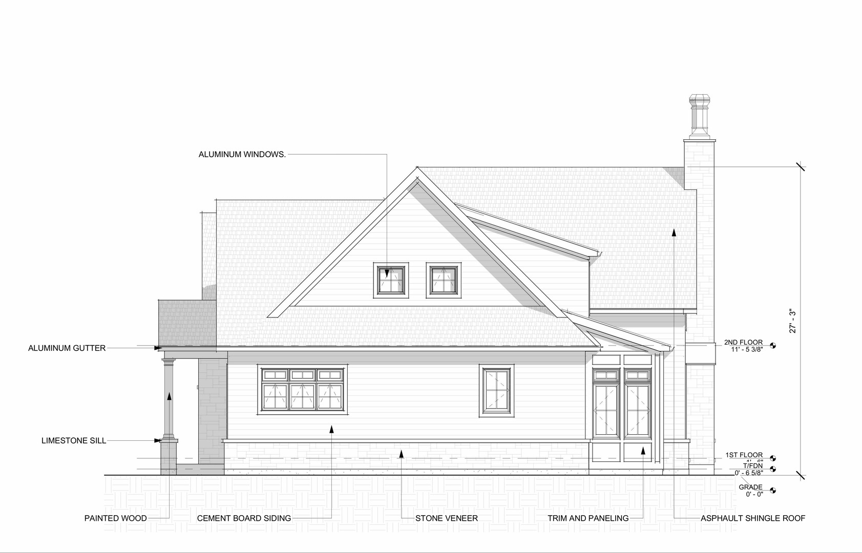 130 East Lahon Street Park Ridge, IL 60068 - Photo 5 of 22 a black and white photo of a house