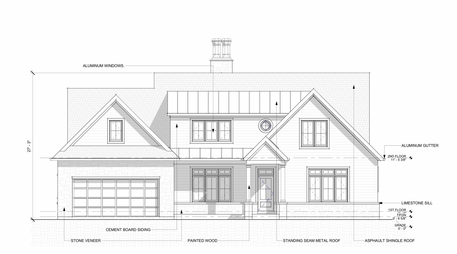 130 East Lahon Street Park Ridge, IL 60068 - Photo 7 of 22 a black and white photo of a house