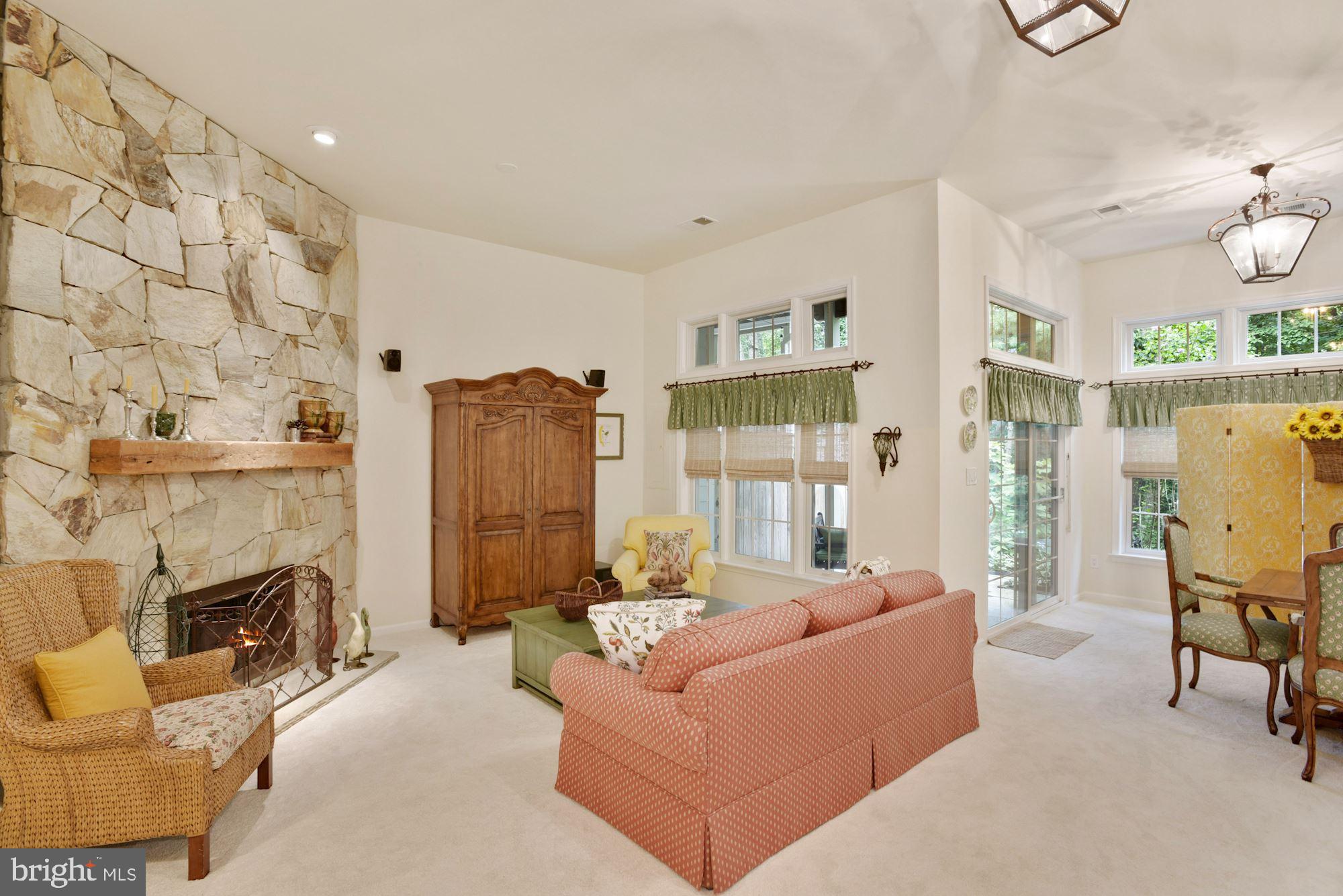 1382 Heritage Oak Way Reston, VA 20194 - Photo 24 of 31 High Ceilings and Stone FP
