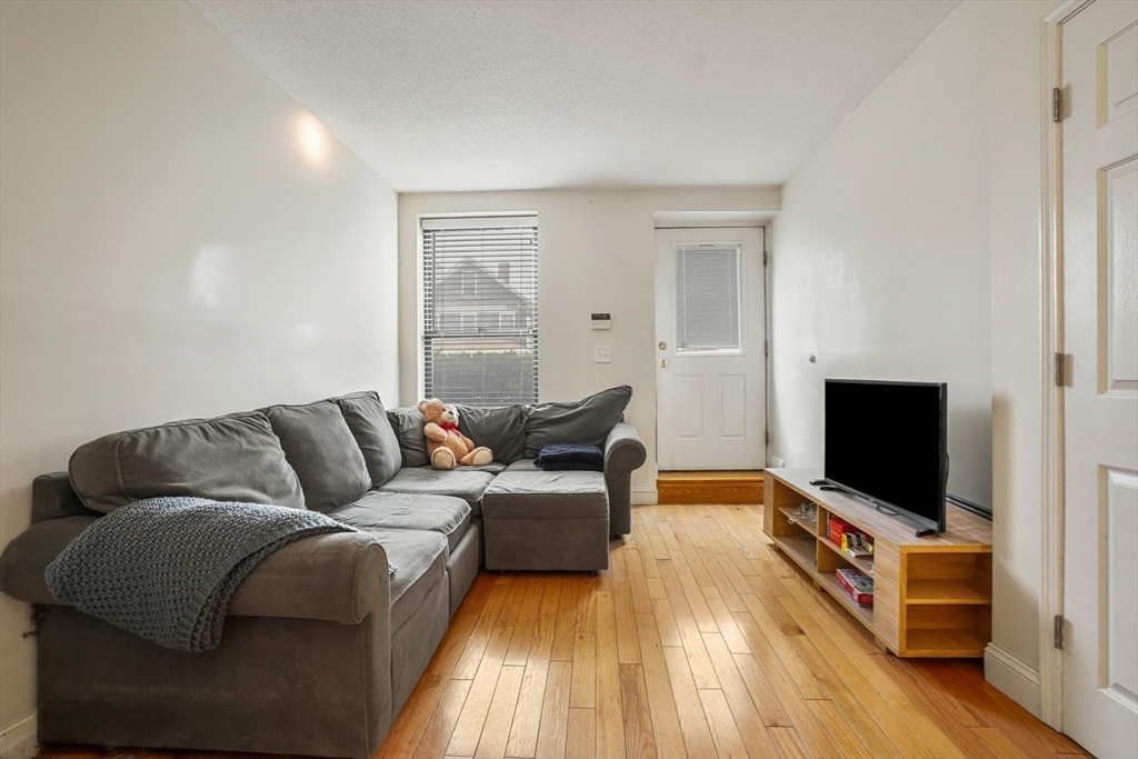 841 Parker Street, Unit 101 Boston, MA 02120 - Photo 7 of 19 a living room with furniture and a flat screen tv