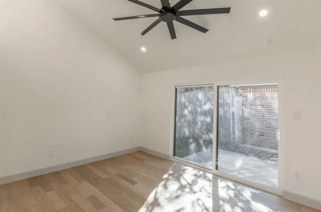 wooden floor in an empty room