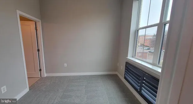 a view of a room with window