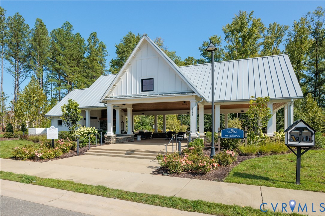 10689 Fern Basket Road Glen Allen, VA 23059 - Photo 49 of 50 a front view of a house with garden