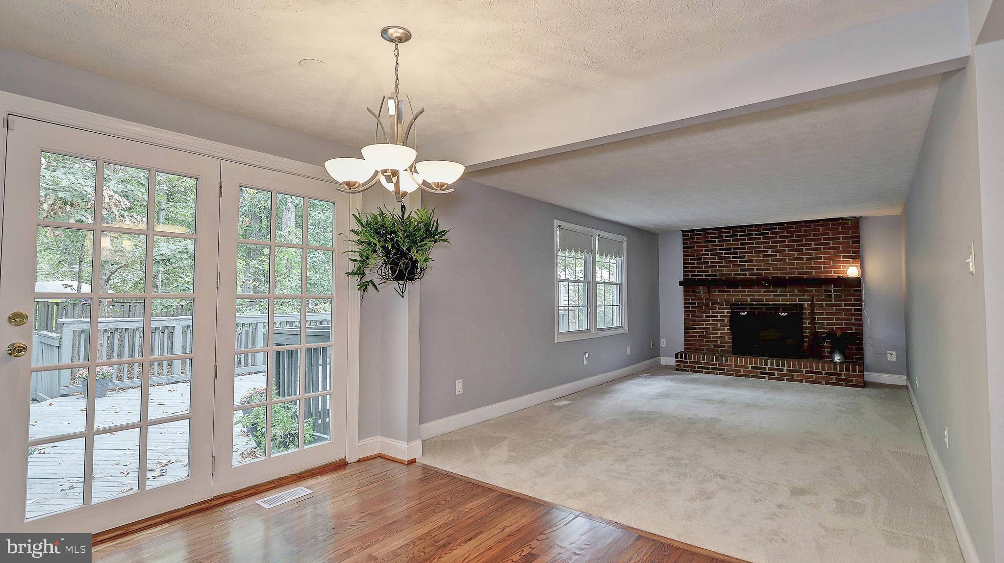 8500 Falling Leaf Road Springfield, VA 22153 - Photo 9 of 23 Family room with brick fireplace.