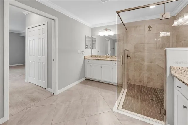 a view of a swimming pool and an outdoor seating