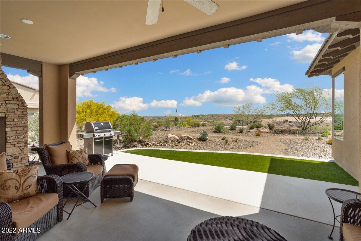 3425 Rising Sun Ridge Wickenburg, AZ 85390 - Photo 29 of 38 Extended Covered Patio