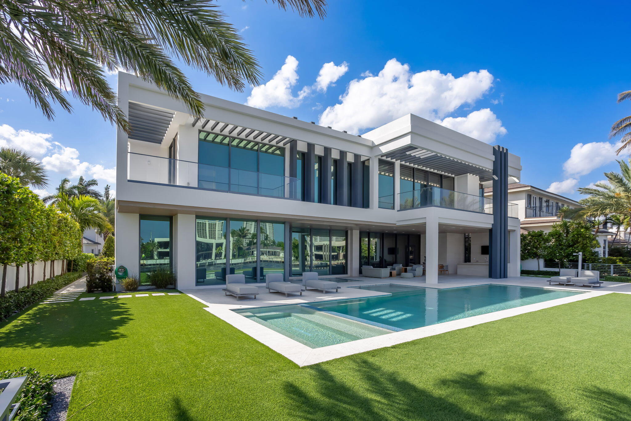 444 East Alexander Palm Road Boca Raton, FL 33432 - Photo 6 of 8 Rear Exterior