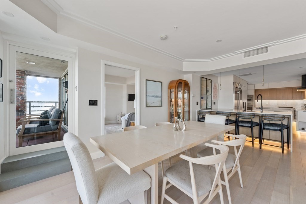 197 8th Street, Unit PH12 Boston, MA 02129 - Photo 20 of 42 a dining room with furniture and wooden floor