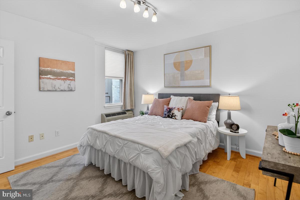1810 California Street Northwest, Unit 202 Washington, DC 20009 - Photo 23 of 52 Serene bedroom with modern accents.