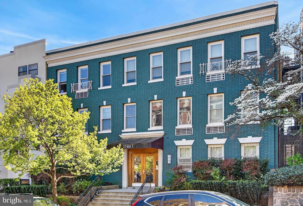 1810 California Street Northwest, Unit 202 Washington, DC 20009 - Photo 46 of 52 Charming green brick apartment building.