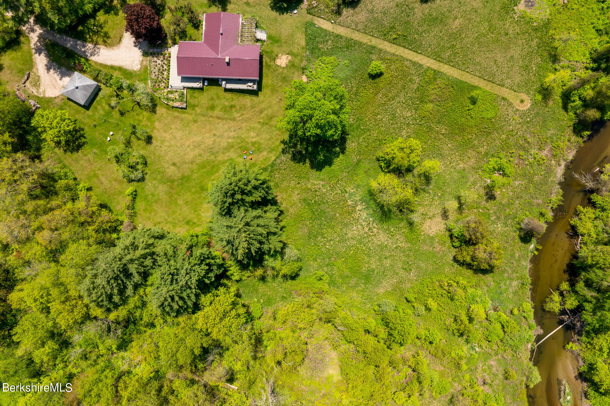 42 Valley View Road Sheffield, MA 01222 - Photo 36 of 44 Overhead river