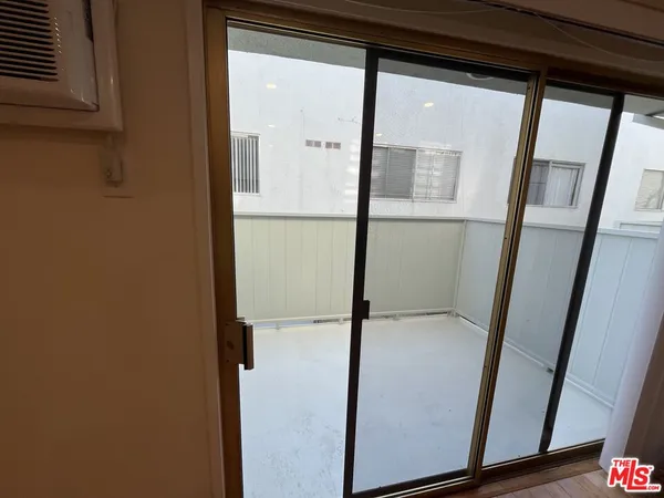 a view of front door