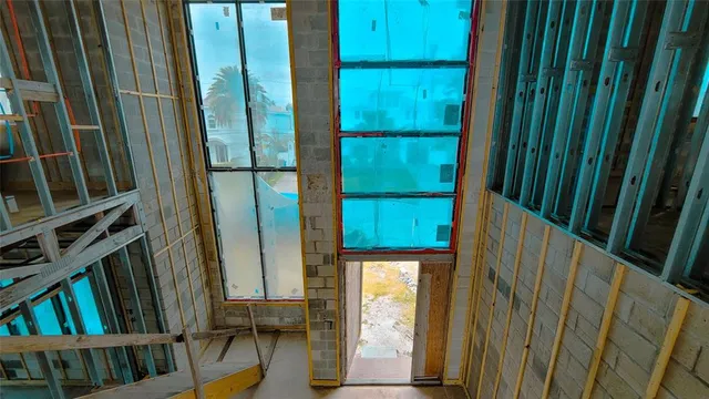 a view of outdoor space with seating area