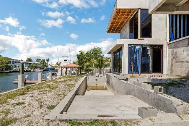 a view of a house with roof deck