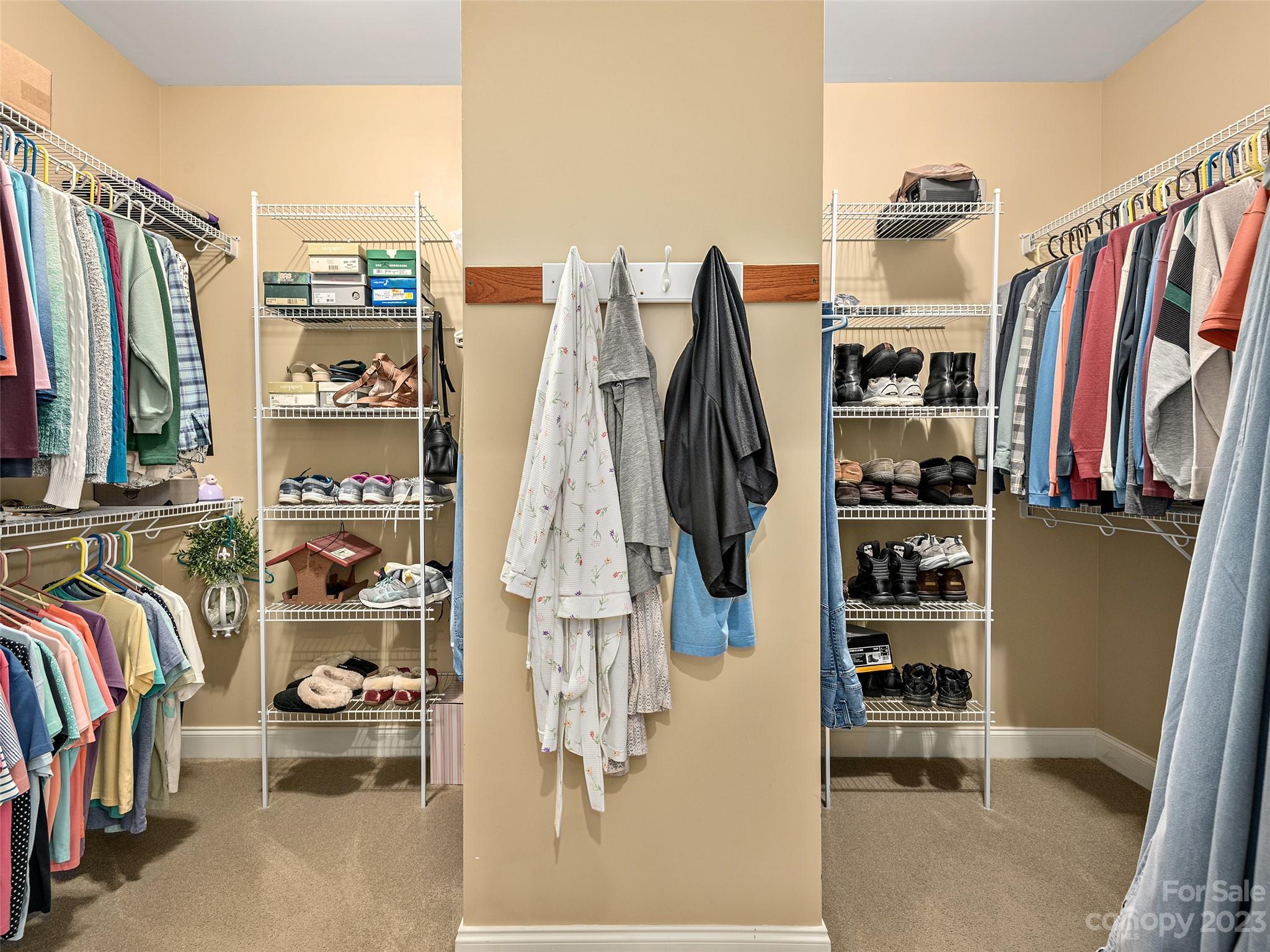 1223 North Ridge Road Hendersonville, NC 28792 - Photo 16 of 24 a view of walk in closet with clothes and shoes
