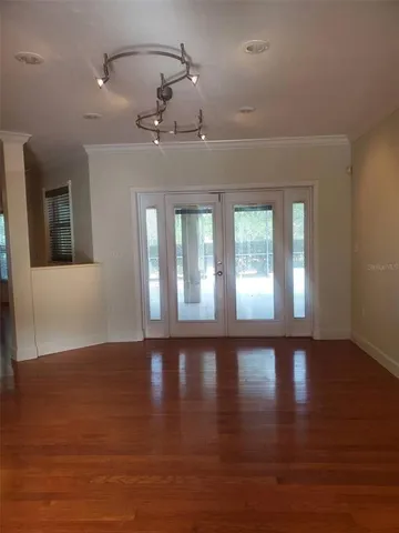 a view of livingroom with hardwood floor and window