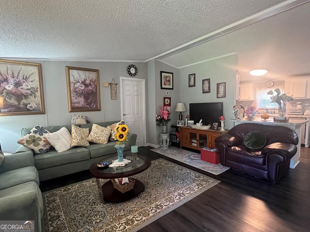 166 Pebble Hills Road Cochran, GA 31014 - Photo 2 of 22 a living room with furniture and a fireplace