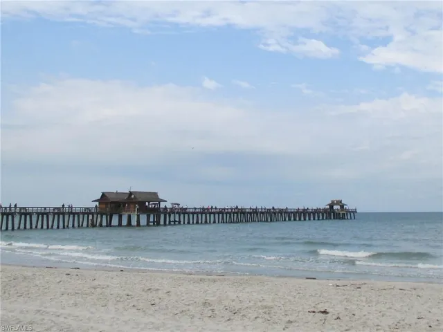 a view of a swimming pool and an ocean