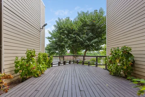 a view of city from balcony