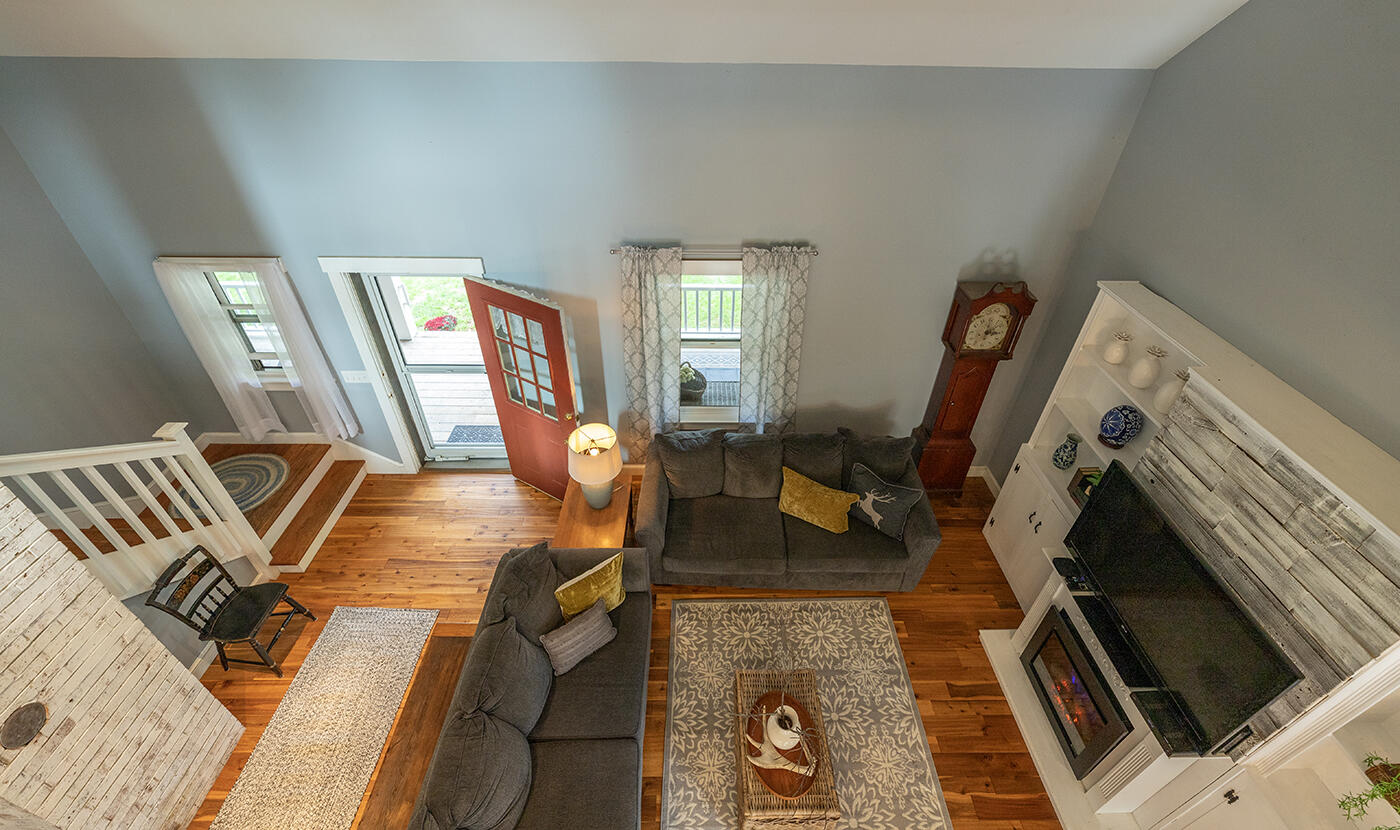 613 Appleton Road Union, ME 04862 - Photo 24 of 48 Looking down from Loft