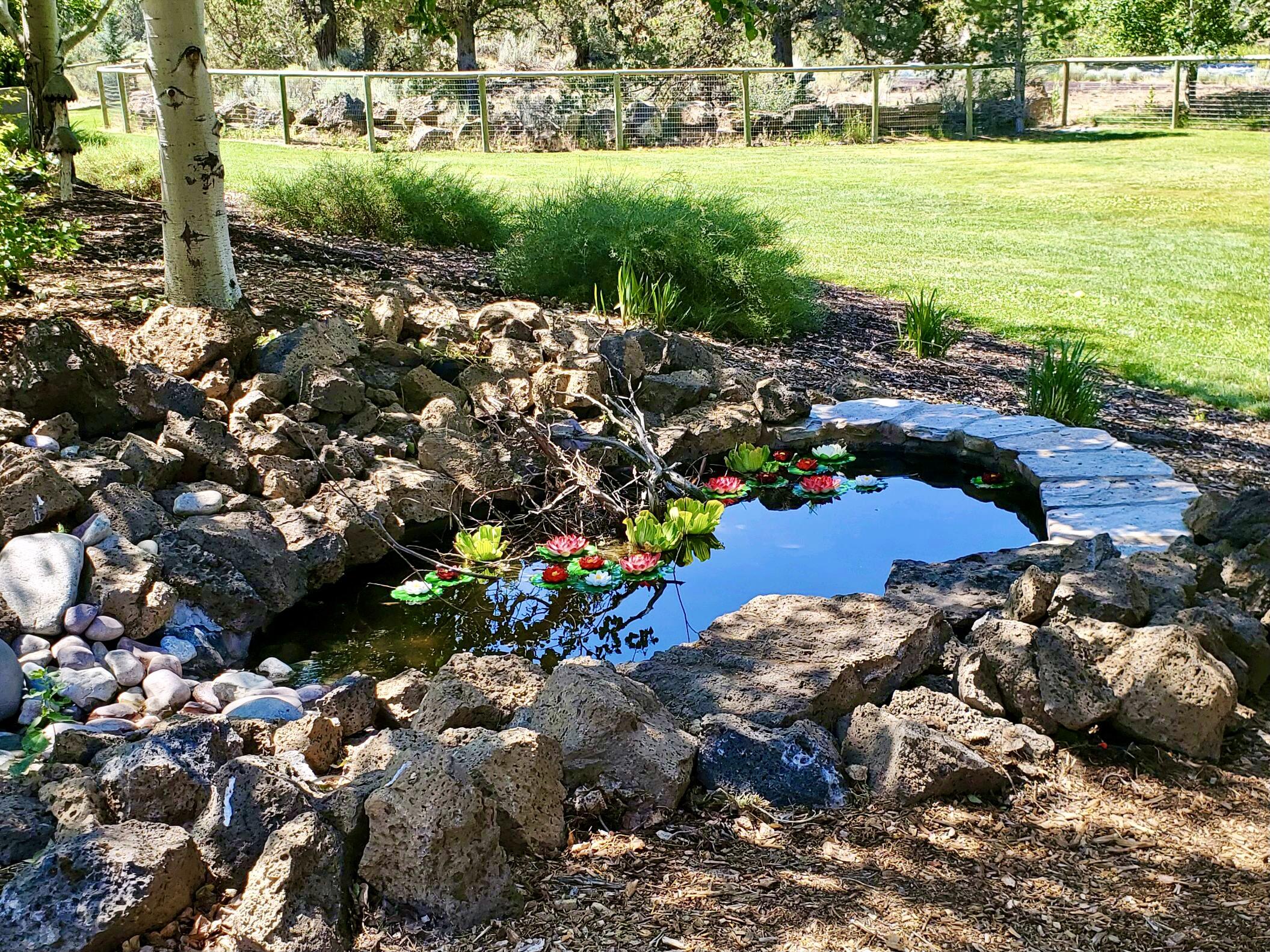 63545 Overtree Road Bend, OR 97701 - Photo 49 of 63 attached small pond with fish