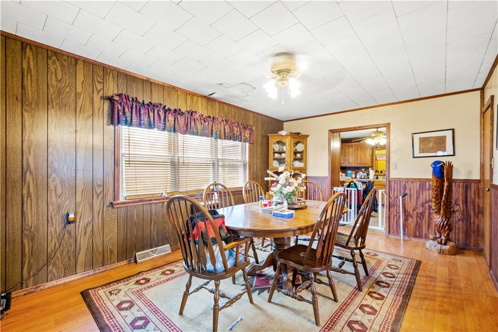 571 Highland Ridge Road Marianna, PA 15345 - Photo 2 of 25 a view of a dining room with furniture window and outside view