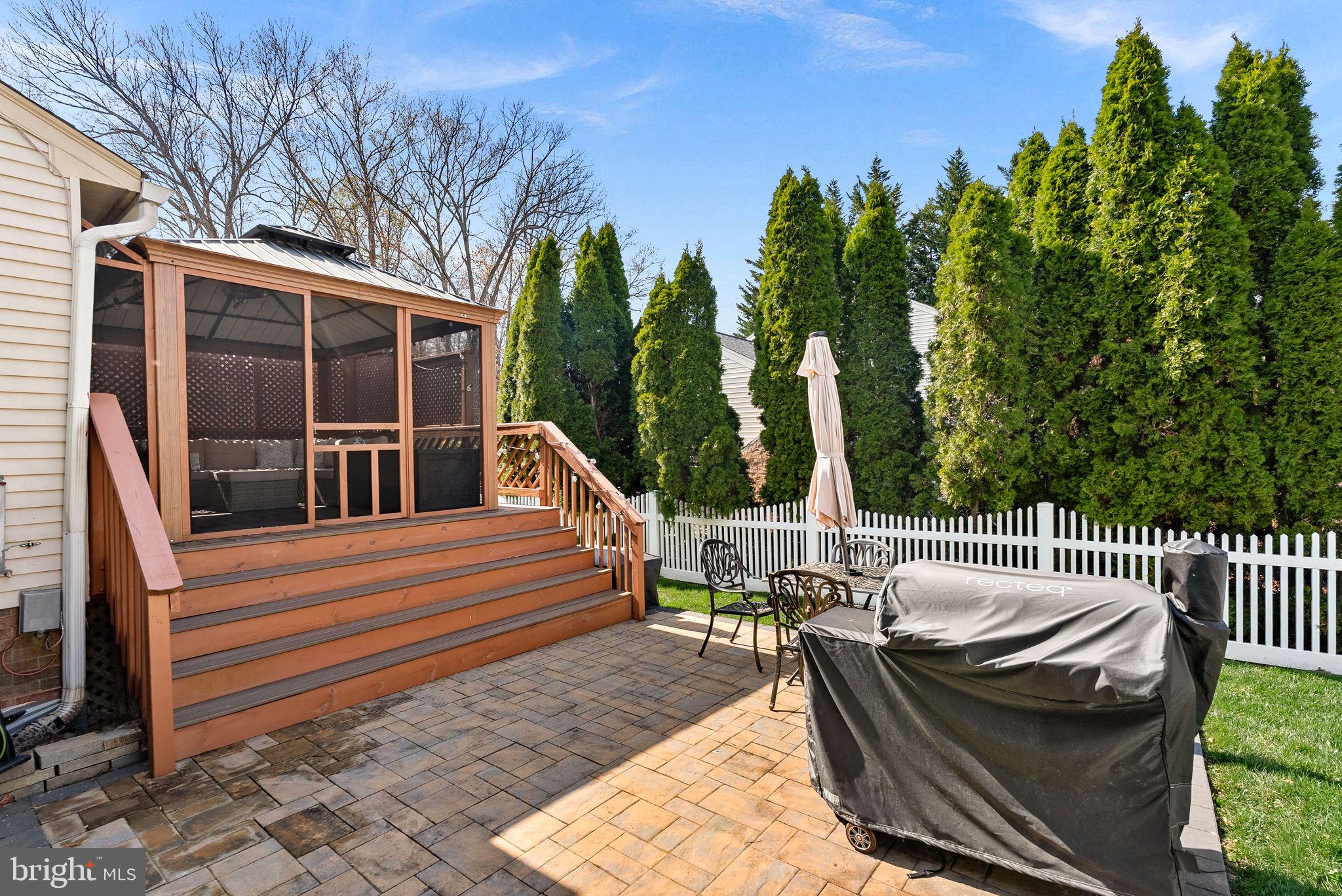 6208 Ormandy Drive Burke, VA 22015 - Photo 49 of 57 a view of a patio with two chairs and a potted plant