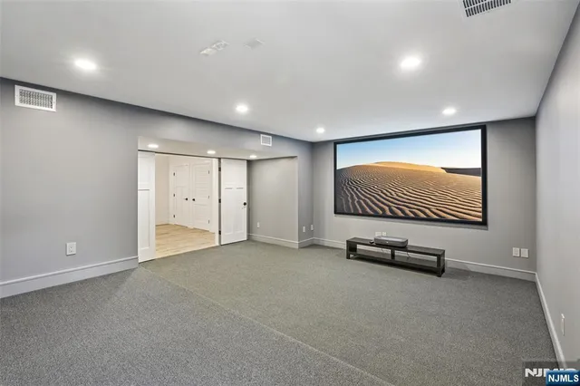 a room with gym equipment