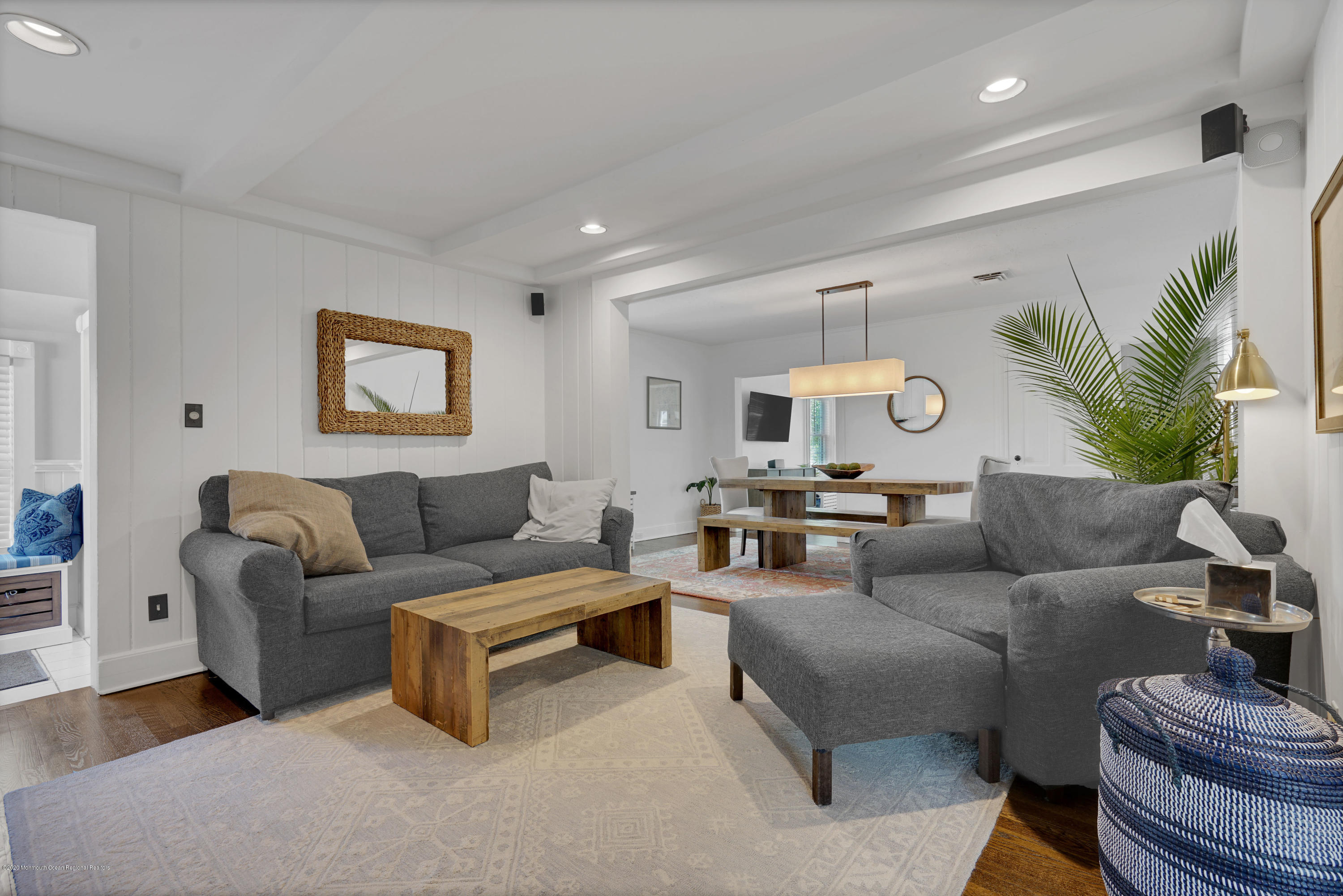 74 Black Point Road Rumson, NJ 07760 - Photo 9 of 36 a living room with furniture and a large window