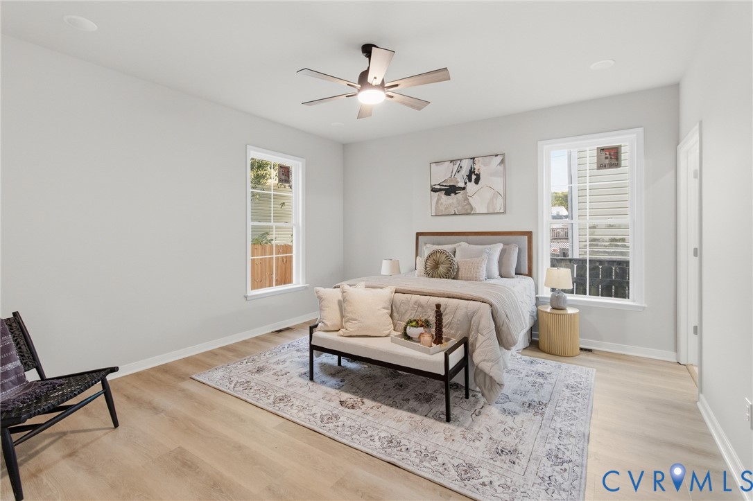 1430 Decatur Street Richmond, VA 23224 - Photo 18 of 37 Recessed lighting, light wood-finish flooring, two