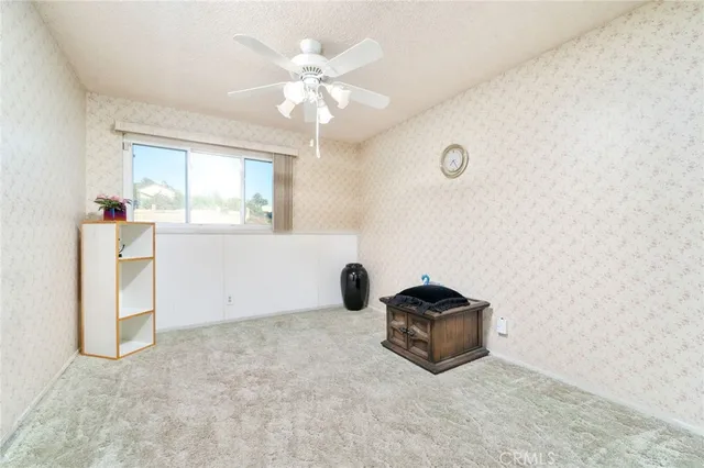 a view of a porch with garden