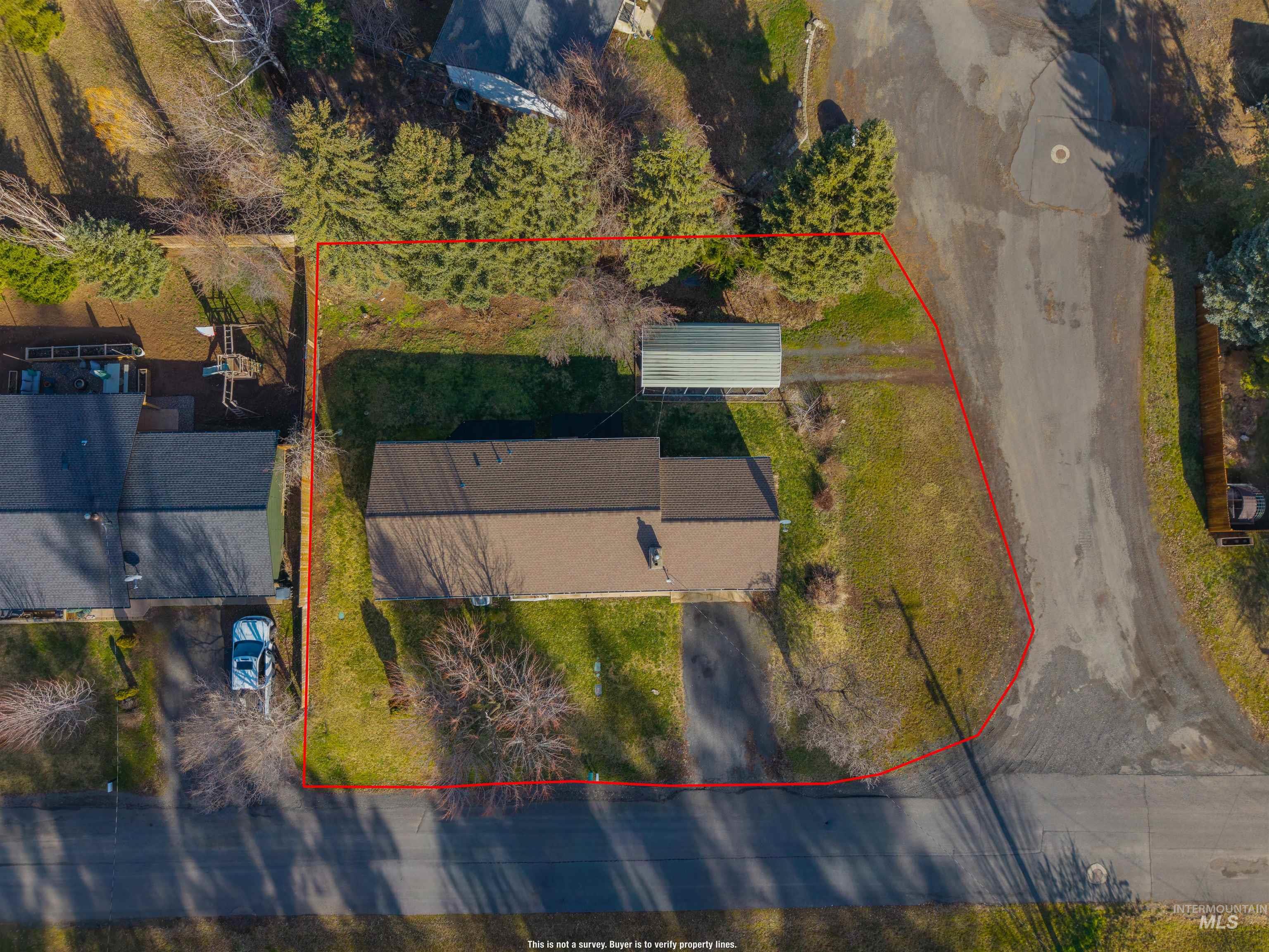 209 Walnut Drive Potlatch, ID 83855 - Photo 26 of 27 View of property location with property boundaries highlighted