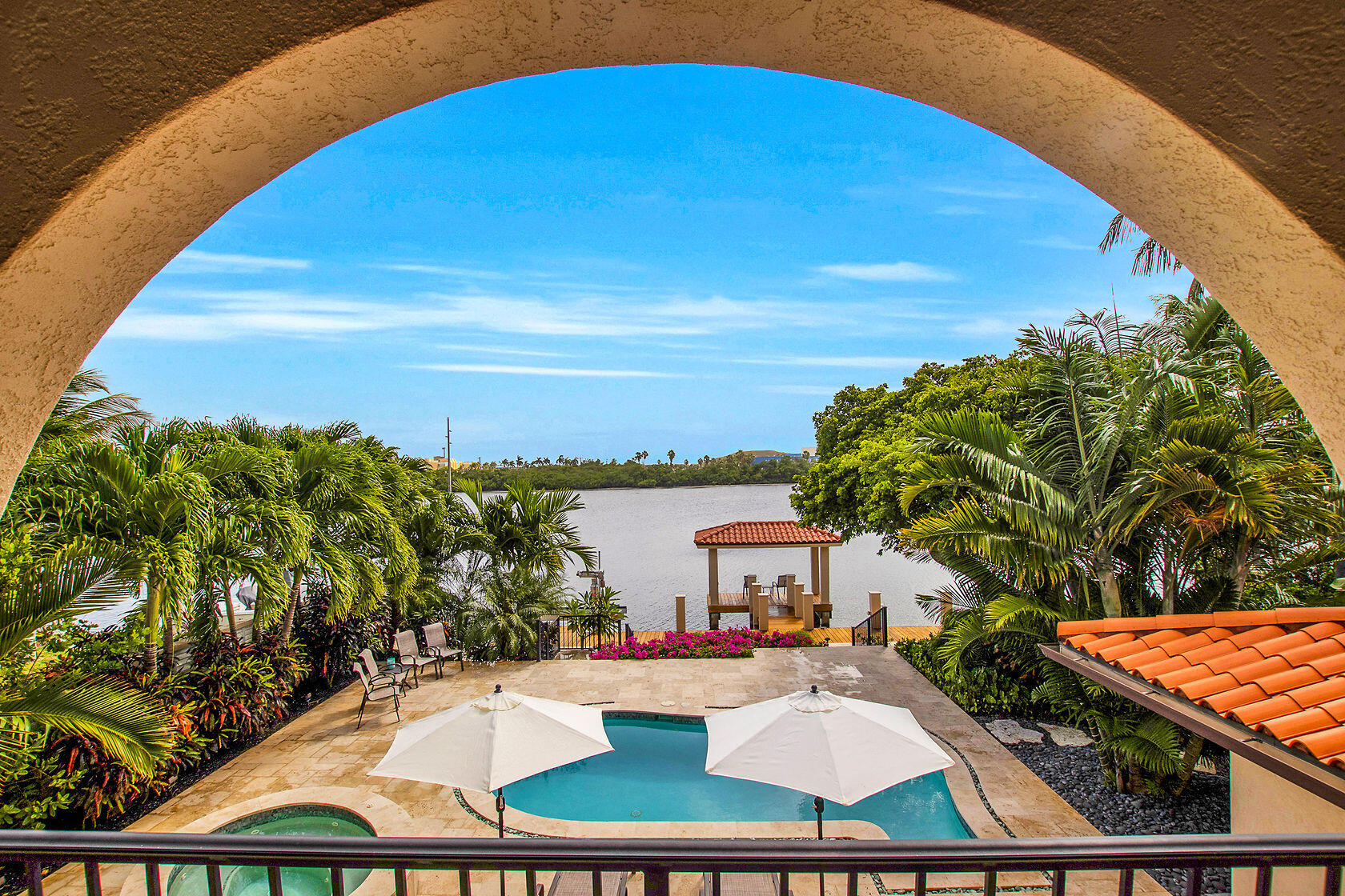 153 Key Haven Road Key West, FL 33040 - Photo 12 of 28 a view of a swimming pool with a balcony