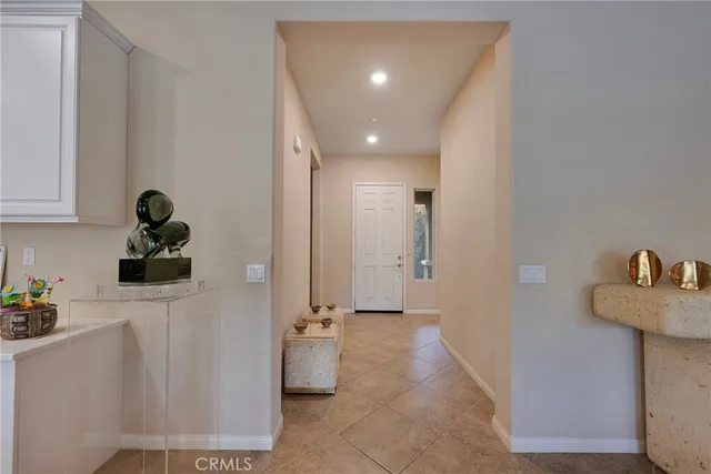 a view of a garden with trees