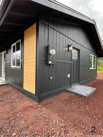 a backyard of a house