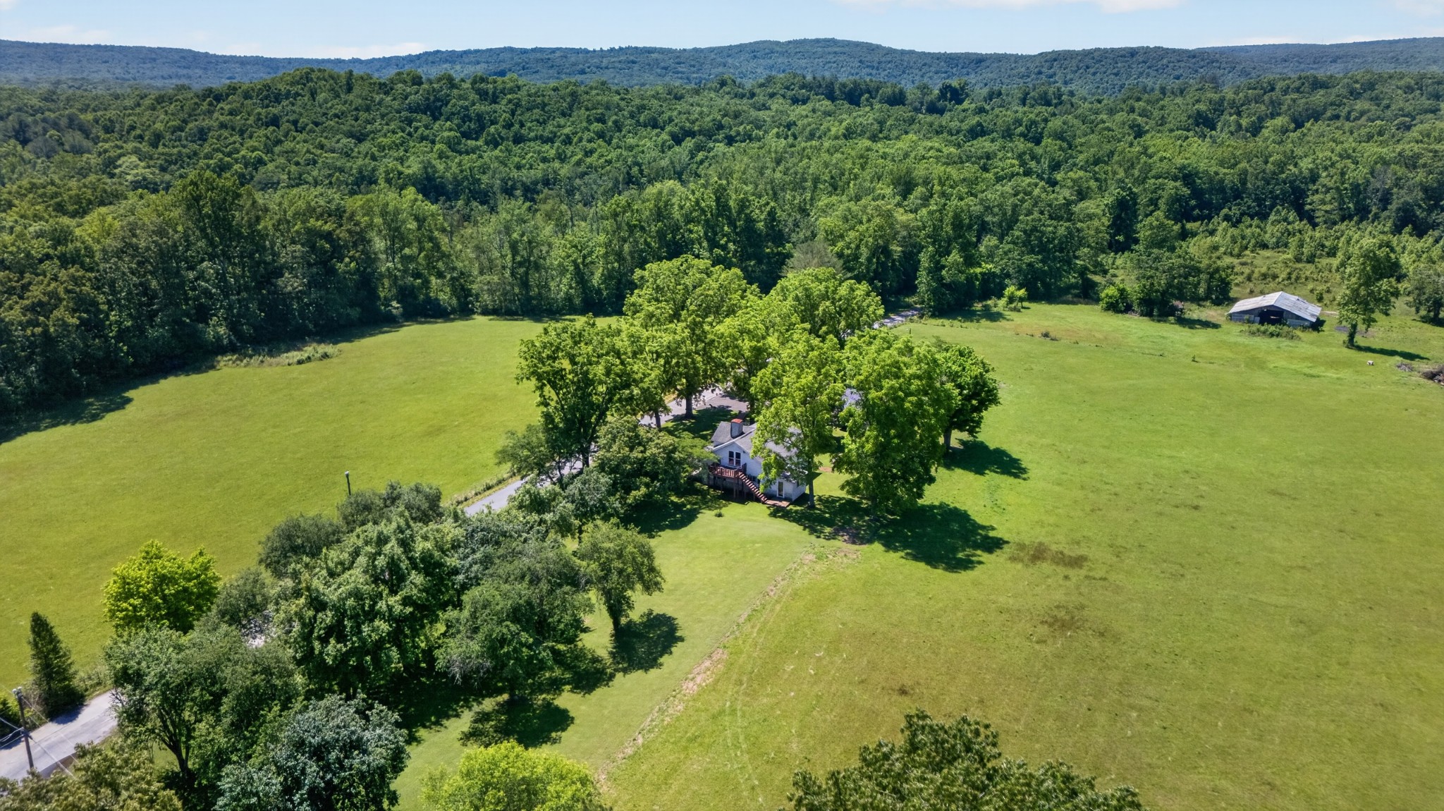 697 Bottom Road Palmer, TN 37365 - Photo 1 of 45 a view of a garden with a building in the background