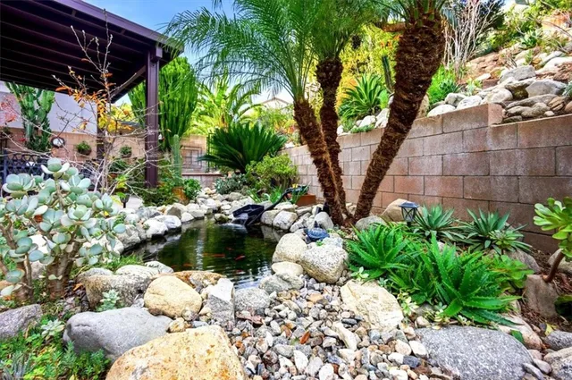 a view of a plant in front of a house